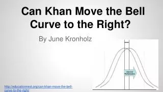 Can Khan Move the Bell Curve to the Right?