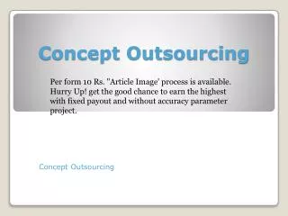 Concept Outsourcing