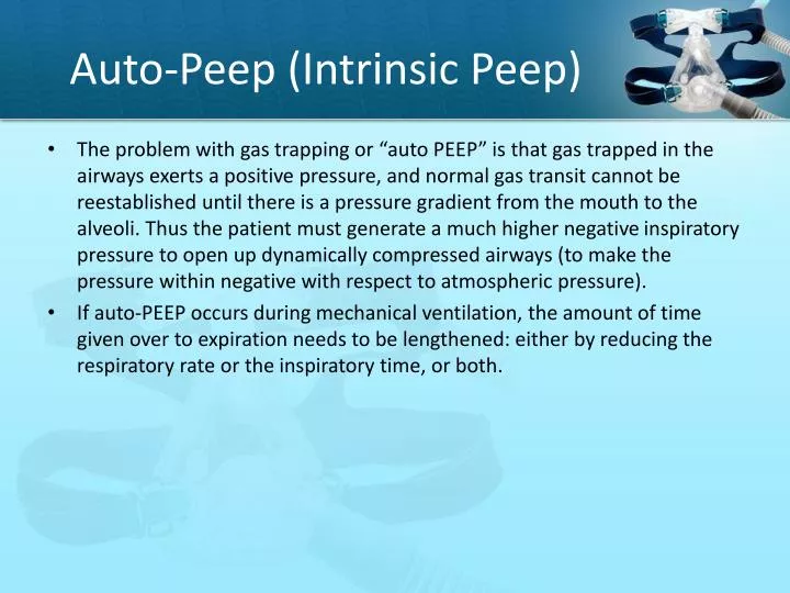 auto peep intrinsic peep