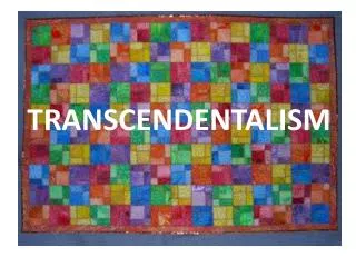 PPT - Transcendentalism PowerPoint Presentation, Free Download - ID:4796106