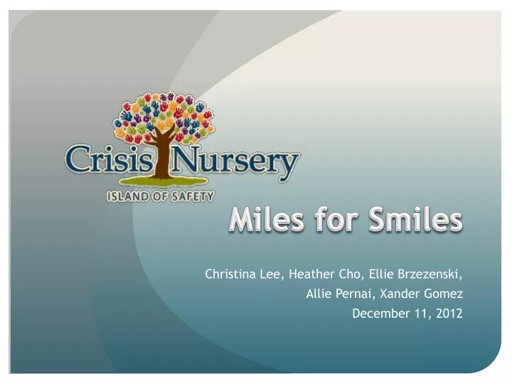 miles for smiles