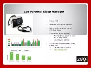 Zeo Personal Sleep Manager