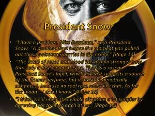 President Snow