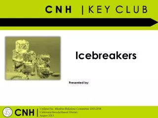 Icebreakers