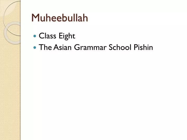 muheebullah