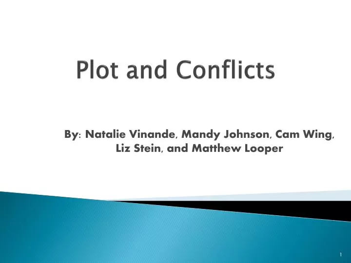 plot and conflicts