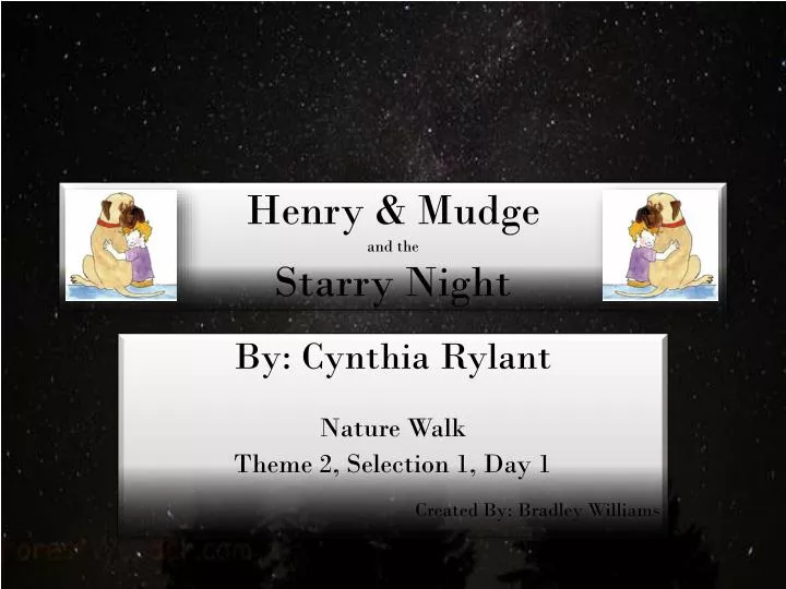 henry mudge and the starry night
