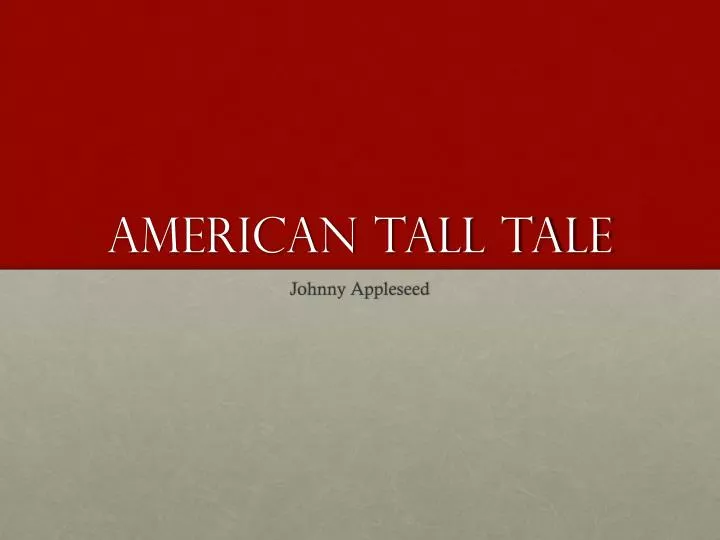 american tall tale