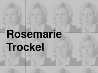 Rosemarie Trockel