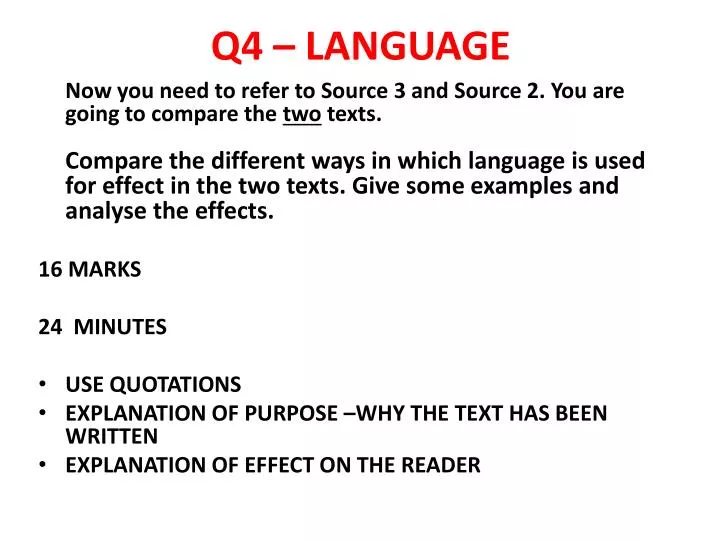 q4 language
