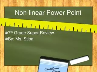 Non-linear Power Point