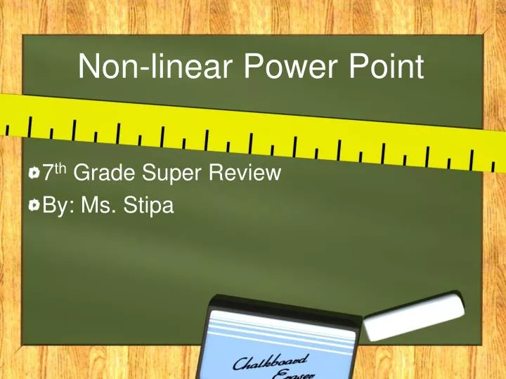 non linear power point