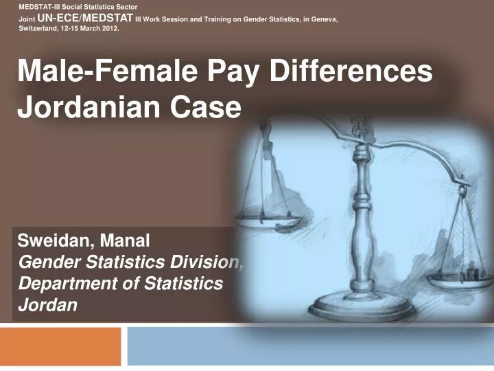 male female pay differences jordanian case