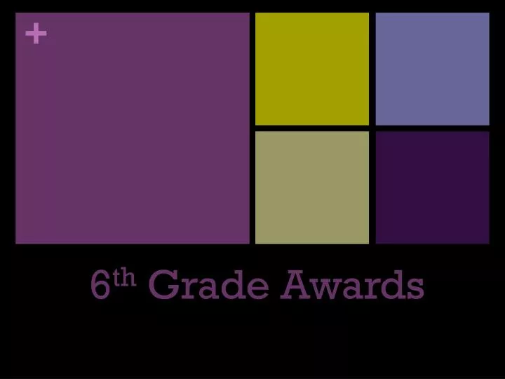 6 th grade awards