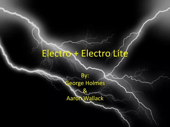 electro electro lite