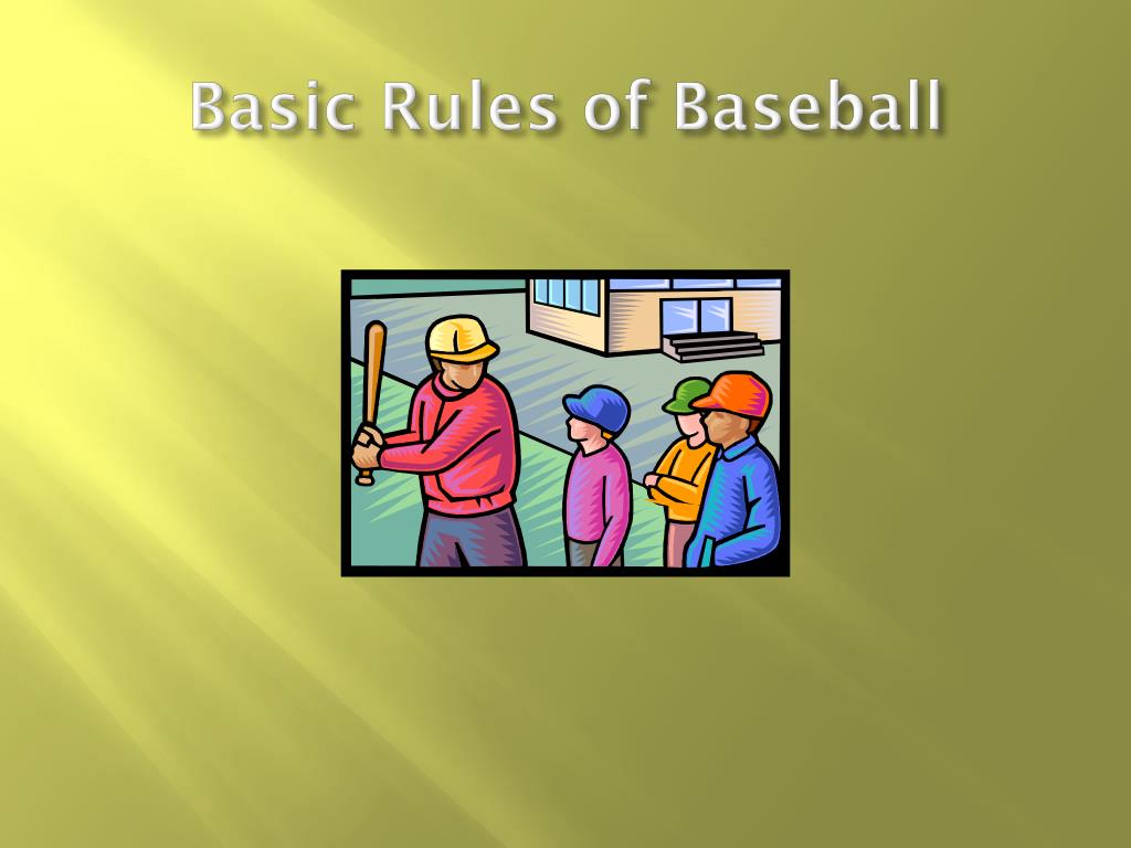 PPT - Basic Rules of Baseball PowerPoint Presentation, free download ...