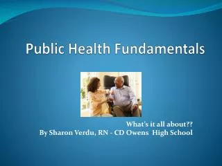 Public Health Fundamentals