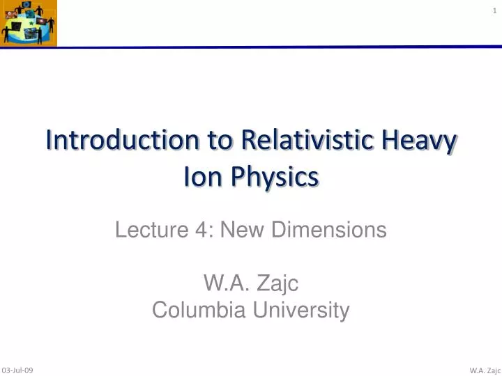 introduction to relativistic heavy ion physics