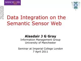 Data Integration on the Semantic Sensor Web