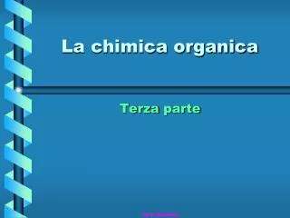 La chimica organica