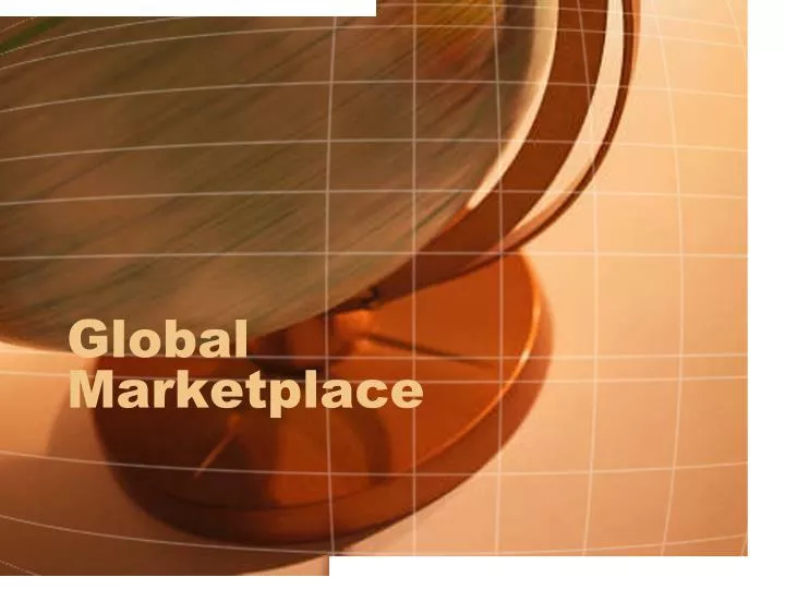 global marketplace