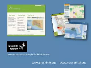 Information and Mapping in the Public Interest