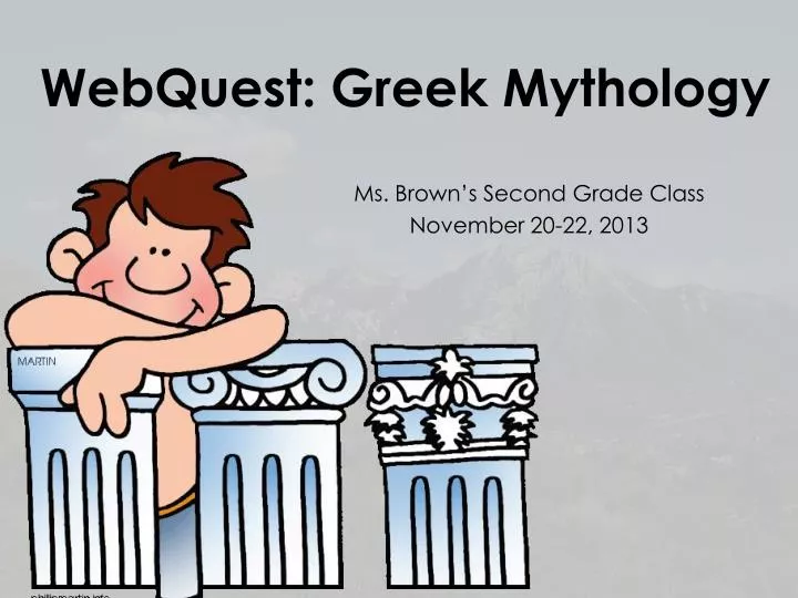 webquest greek mythology