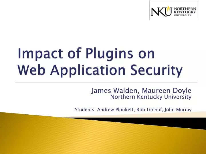 impact of plugins on web application security