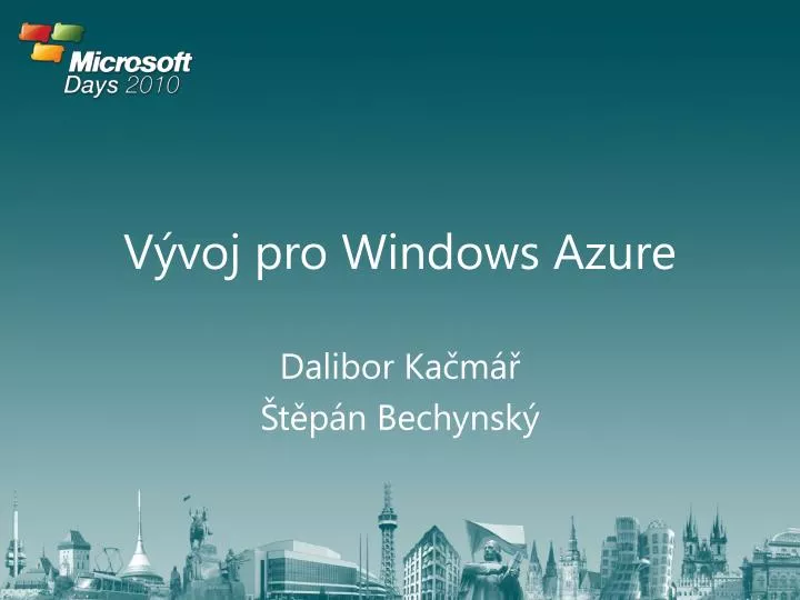 v voj pro windows azure