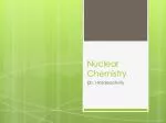 Nuclear Chemistry - slide 1