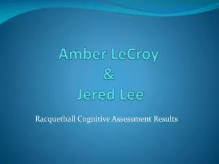 amber lecroy jered lee