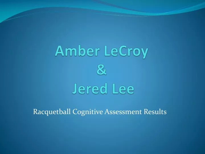 amber lecroy jered lee