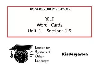 reld word cards unit 1 sections 1 5