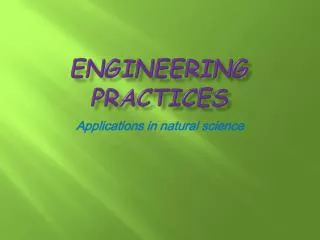 Engineering Practices