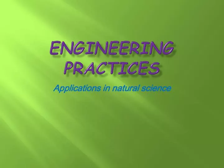 engineering practices