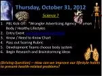 Kick-Off Event for PBL on Healthy Lifestyles by Wrangler Advertising Agency - slide 1