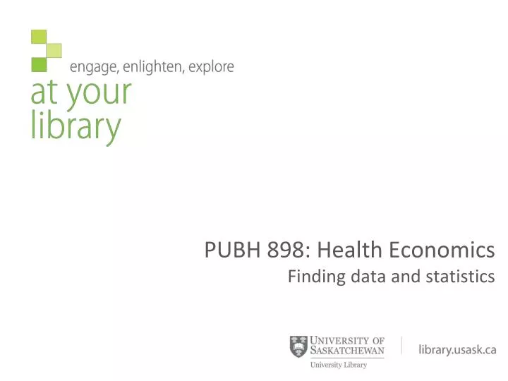 pubh 898 health economics finding data and statistics