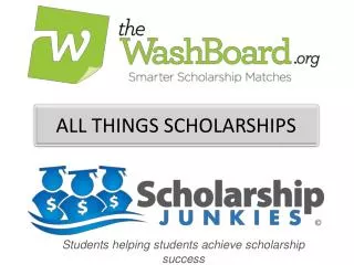 ALL THINGS SCHOLARSHIPS