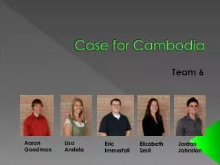 Case for Cambodia