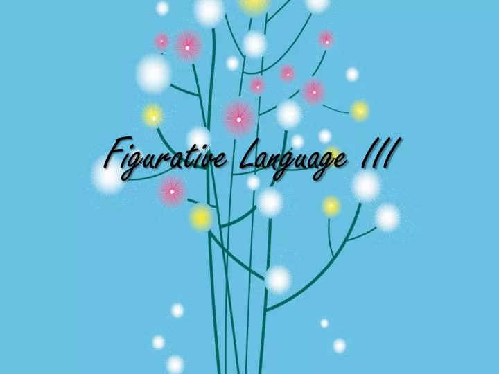 figurative language iii