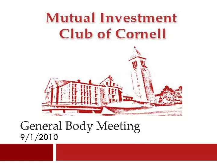 general body meeting