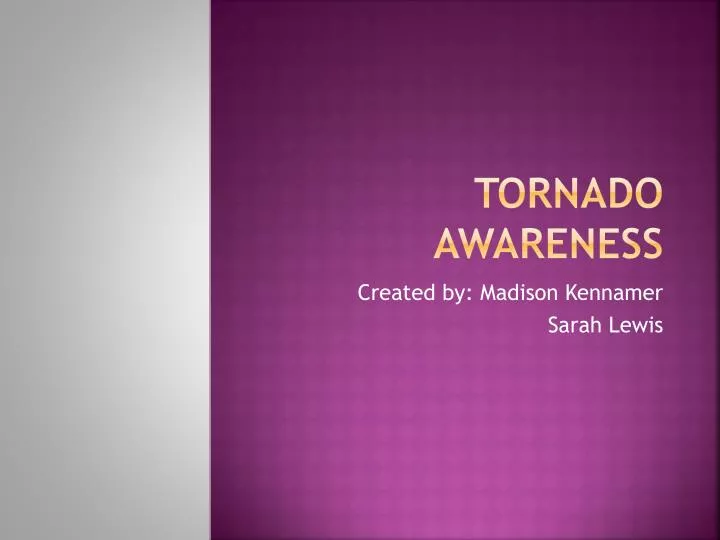 tornado awareness