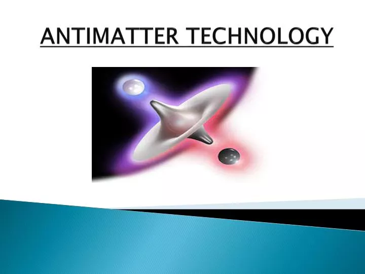 antimatter technology