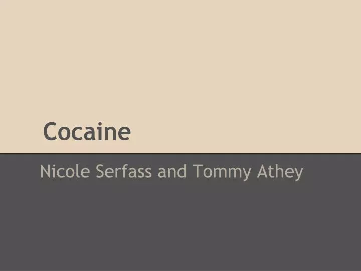 cocaine