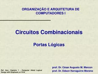 circuitos combinacionais portas l gicas