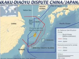 Senkaku-Diaoyu Dispute China/Japan/U.S .