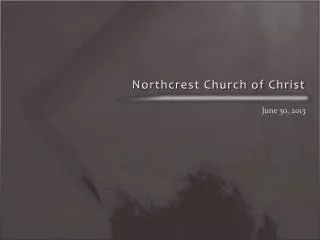 Northcrest Church of Christ
