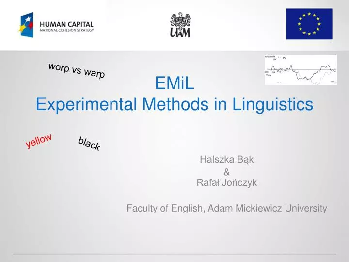 emil experimental methods in linguistics