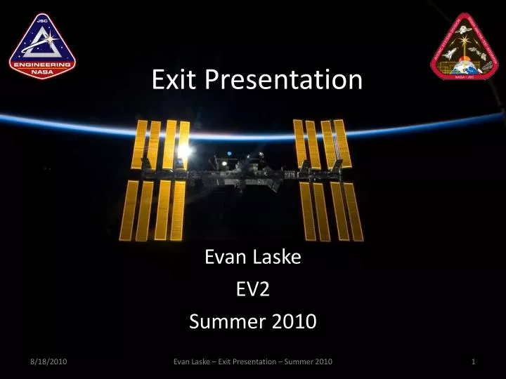 exit presentation