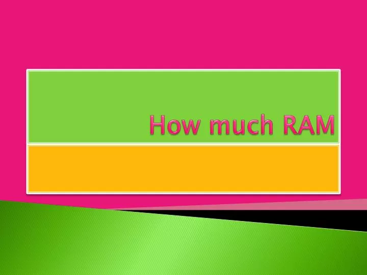 how much ram